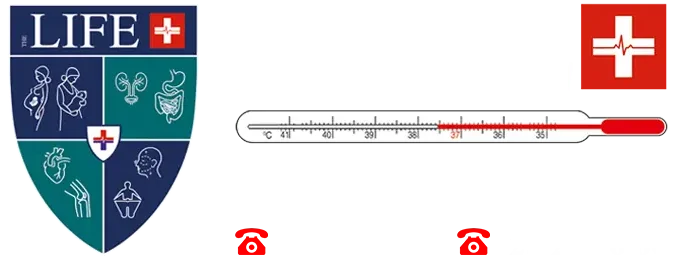 The life plus Hospital Logo